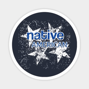 Native American And Stars Magnet